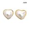 (Clearance) Approx. 11.0 - 20.0 mm, Heart Mabe South Sea Pearl, Stud Earrings