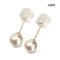 Approx. 5.0 mm, Moonlight Lot, Akoya Pearl, Stud Earrings