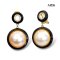 Approx. 14.0 mm, Mabe, South Sea Pearl, Double Ring Pearl Stud Earrings