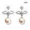 Approx. 8.0 mm, Akoya Pearl, Vivian Dangle Pearl Stud Earrings