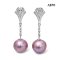 Approx. 14.0 mm, Edison Pearl, Cabaret Dangle Pearl Stud Earrings