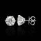 (IGI) Laboratory Grown Diamond (Round Brilliant, F, VVS2, 3.01 & 3.02ct.), Six Prongs Solitaire Diamond Stud Earrings