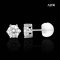 (IGI) Laboratory Grown Diamond (Round Brilliant, D, VVS2, 1.09ct. x2), Six Prongs Solitaire Diamond Stud Earrings