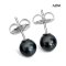 Approx. 7.0 - 8.0 mm, Tahitian Pearl, Pearl Stud Earrings