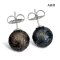 11.5 mm and 11.9 mm, Tattoo Pearl, Tahitian Pearl, Pearl Stud Earrings