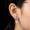 Approx. 7.5 mm, Akoya Blue Rose Pearl, Link Dangle Pearl Stud Earrings