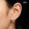 Approx. 3.5 - 4.0 mm, Akoya Pearl, Ribbon Bow Pearl Stud Earrings