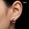Approx. 5.5 mm, AK Pearl, Rocking Horse Dangle Pearl Stud Earrings