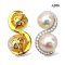 Approx. 7.0 - 8.0 mm, Moonlight Lot, Akoya Pearl, Spiral & Spirit Double Twin Pearl Stud Earrings