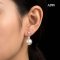 14.2 mm and 14.4 mm, White South Sea Pearl, Art Deco (Dumbbell) Pearl Stud Earrings