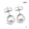 Approx. 10.0 mm, Freshwater Pearl, Pearl Stud Earrings