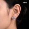 Approx. 8.0 mm, Freshwater Pearl, Cluster Pearl Stud Earrings