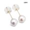 Approx. 5.5 mm up, AK Pearl, Pearl Stud Earrings