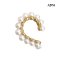 Approx. 3.0 mm, Freshwater Pearl, Pearl Row Earcuff