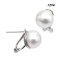 Approx. 11.0 mm, Edison Pearl, Pearl Stud Earrings with Omega Earring Backs