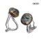 8.5 mm and 8.6 mm, Keshi Pearl, Tahitian Pearl, Pearl Stud Omega Earring Backs Earrings