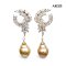 13.2 mm and 13.3 mm, Gold South Sea Pearl, Jewellery of the Royal Family (Princess Kate's Earrings)