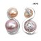 Approx. 9.0 mm and 13.0 mm, Edison Pearl, Spirit & Spiral Double Pearl Earrings
