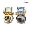 Approx. 10.0 mm, Tahitian Pearl, Four Prongs Sky Blue Topaz & Pearl Stud Earrings