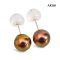 Approx. 9.0 mm, Special Color, Edison Pearl, Stud Earrings