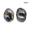 Approx. 8.0 mm, Keshi Tahitian Pearl, Stud Earrings