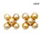 Approx. 8.5 mm, Gold South Sea Pearl, "Jewelry of The Royal Family" Cluster Pearl Stud Earrings