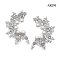 Approx. 3.0 mm, AK Pearl, Art Deco Pearls Stud Earrings