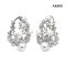 Approx. 3.5 - 5.5 mm, AK Pearl, Flowers and Pearls Latch Back Earrings