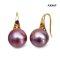 Approx. 9.0-10.0 mm, Edison Pearl, Fish Hooks Spoon Earrings