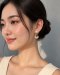 Approx. 5.0 - 5.5 mm, Hanamomo, Akoya Pearl, The Purse Pearl Stud Earrings