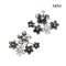 Flower Mother of Pearl, Stud Earring with Jacket