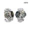 Andaman Roses MOP Earrings with Omega Earring Backs