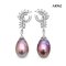 Approx. 13.0 mm, Freshwater Pearl, "Jewelry of The Royal Family" Princess Kate Dangle Pearl Earrings