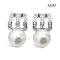 Approx. 8.0 mm, Hanamomo, Akoya Pearl, M Pearl Stud Earrings