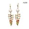Approx. 3.0 - 10.0 mm, AK and Edison Pearl, Dhamma Raksa Flower Chandelier Earrings