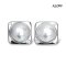 12.9 mm and 13.1 mm, The Rock Premium, "The Pinnacle of Baroque Pearls" Square Collection Pearl Stud Earrings