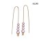 Approx. 4.0 - 6.0 mm, Freshwater Pearl, Four Pearl Ascending Order Threader Earrings