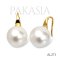 Approx. 11.0 mm, Edison Pearl, Fish Hooks Spoon Pearl Earrings