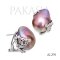 Approx. 14.0 mm, Edison Pearl, Flowers Rattan Pearl Stud Earrings with Omega Earring Backs