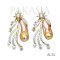 Approx. 9.0 - 12.0 mm, Getsumen Royale, Freshwater Pearl, "ดวงดารา" Stud Earrings