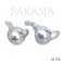 Approx. 8.0 - 9.0 mm, Akoya Pearl, Stud Earrings
