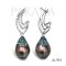 11.8 mm and 11.6 mm, Ariake Robert Wan, Tahitian Pearl, Pearl Stud Earrings