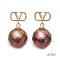 8.1 mm and 8.5 mm, Hanashinju, Freshwater Pearl, CD Stud Earrings Dangle Pearl