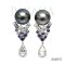14.1 mm and 14.2 mm, Tahitian Pearl, Pearl Gens Hive, Stud Earrings
