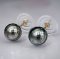 Approx. 7.8 - 8.5 mm, Hanashinju Pearl, Stud Pearl Earrings