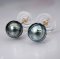 Approx. 7.8 - 8.5 mm, Hanashinju Pearl, Stud Pearl Earrings