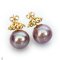 Approx. 15.50 - 15.90 mm, Edison Pearl, Stud Earrings