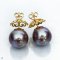 Approx. 15.50 - 15.90 mm, Edison Pearl, Stud Earrings