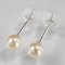 Approx. 4.0 mm, Akoya Pearl, Stud Pearl Earrings