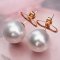 Approx. 12.0 mm Up, South Sea Pearl, Stud Pearl Earrings